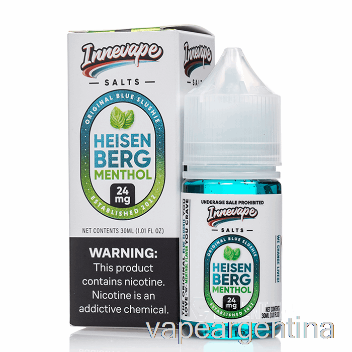 Sales De Mentol De Heisenberg - E-líquidos Innevape - 30ml 50mg Vape Argentina
